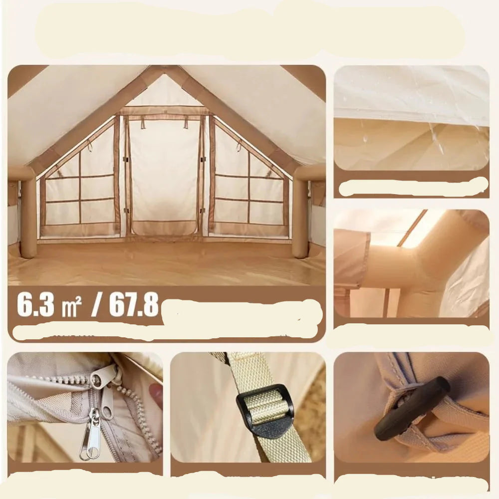 Waterproof  Inflatable Camping Tent with Pump